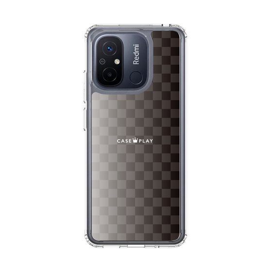 スリムプロテクションケース［ CASEPLAY Check - Black ］