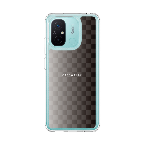 スリムプロテクションケース［ CASEPLAY Check - Black ］