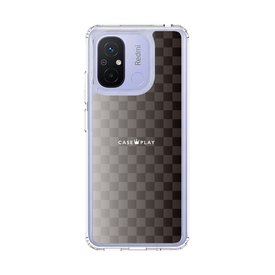 スリムプロテクションケース［ CASEPLAY Check - Black ］