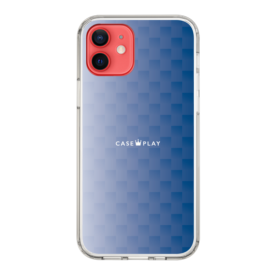 スリムプロテクションケース［ CASEPLAY Check - Blue ］