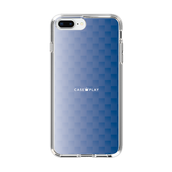 スリムプロテクションケース［ CASEPLAY Check - Blue ］