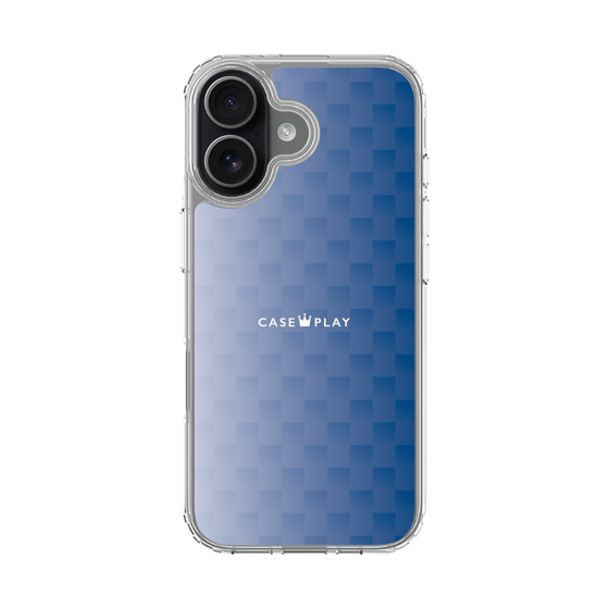 スリムプロテクションケース［ CASEPLAY Check - Blue ］