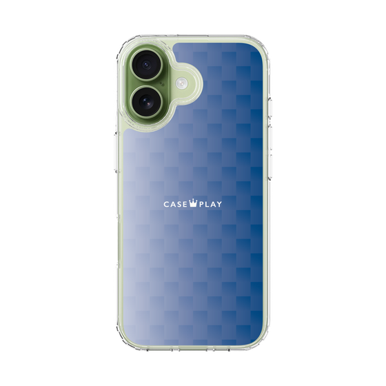 スリムプロテクションケース［ CASEPLAY Check - Blue ］