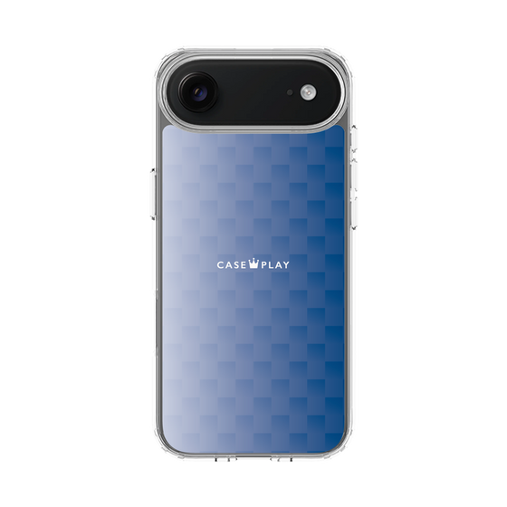 スリムプロテクションケース［ CASEPLAY Check - Blue ］