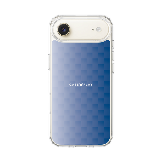スリムプロテクションケース［ CASEPLAY Check - Blue ］