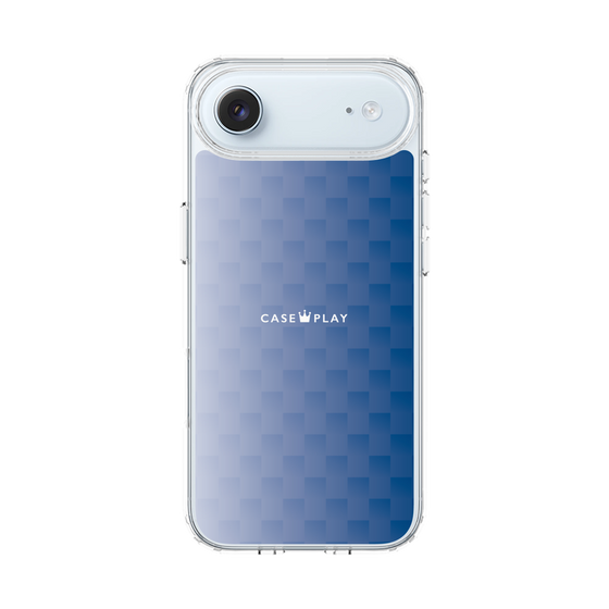 スリムプロテクションケース［ CASEPLAY Check - Blue ］