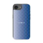 スリムプロテクションケース［ CASEPLAY Check - Blue ］