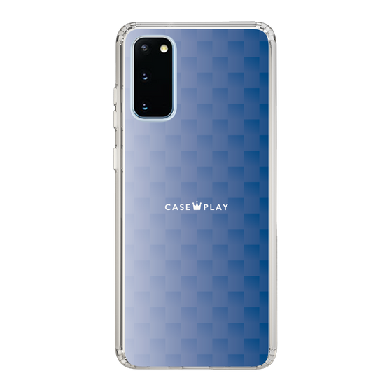 スリムプロテクションケース［ CASEPLAY Check - Blue ］