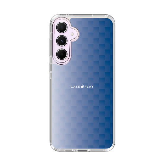 スリムプロテクションケース［ CASEPLAY Check - Blue ］