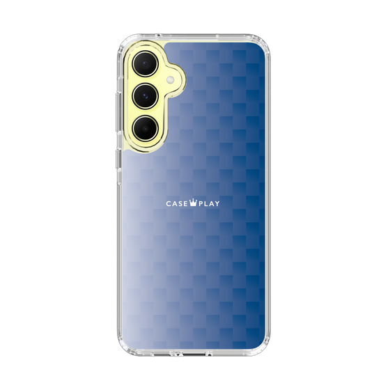 スリムプロテクションケース［ CASEPLAY Check - Blue ］