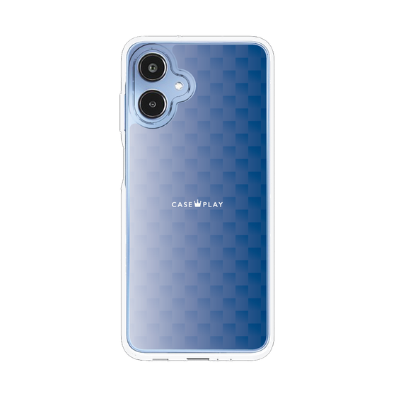 スリムプロテクションケース［ CASEPLAY Check - Blue ］