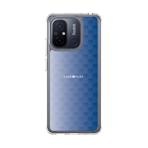 スリムプロテクションケース［ CASEPLAY Check - Blue ］