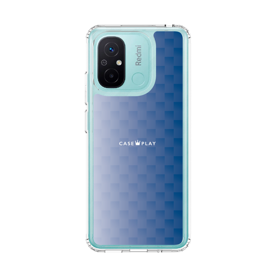 スリムプロテクションケース［ CASEPLAY Check - Blue ］