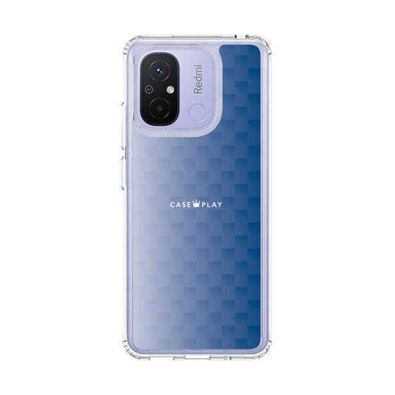 スリムプロテクションケース［ CASEPLAY Check - Blue ］