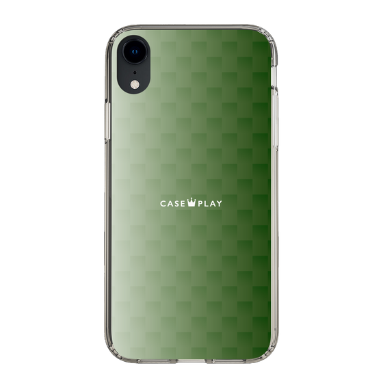 スリムプロテクションケース［ CASEPLAY Check - Green ］