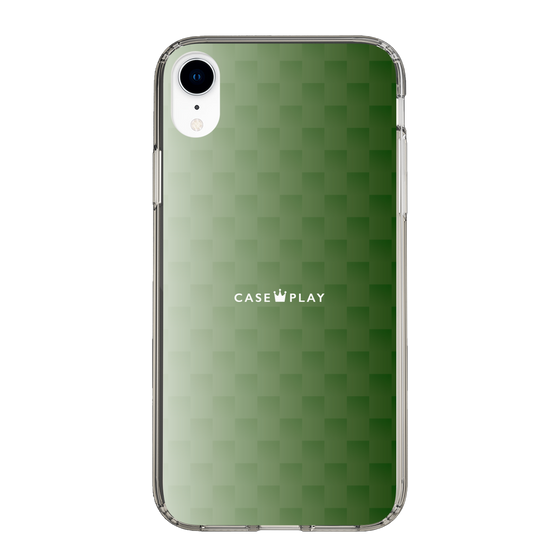 スリムプロテクションケース［ CASEPLAY Check - Green ］