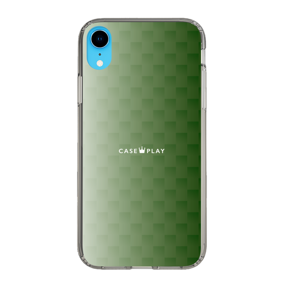 スリムプロテクションケース［ CASEPLAY Check - Green ］