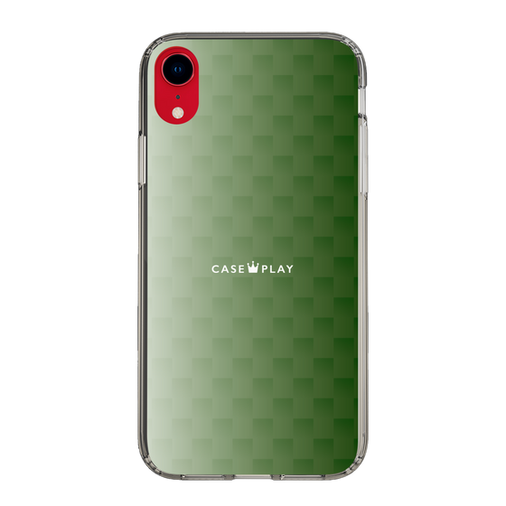 スリムプロテクションケース［ CASEPLAY Check - Green ］