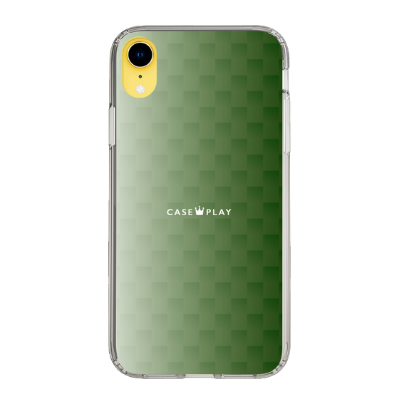 スリムプロテクションケース［ CASEPLAY Check - Green ］