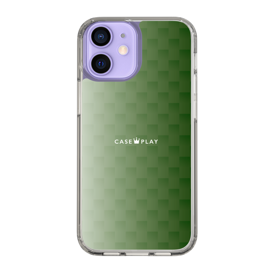 スリムプロテクションケース［ CASEPLAY Check - Green ］