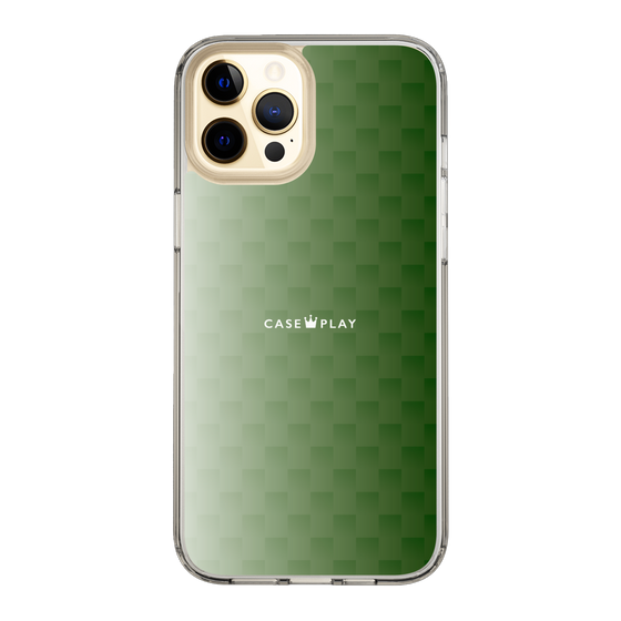 スリムプロテクションケース［ CASEPLAY Check - Green ］