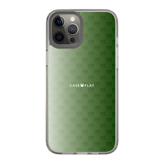 スリムプロテクションケース［ CASEPLAY Check - Green ］