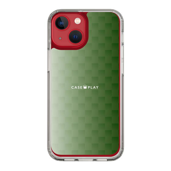 スリムプロテクションケース［ CASEPLAY Check - Green ］