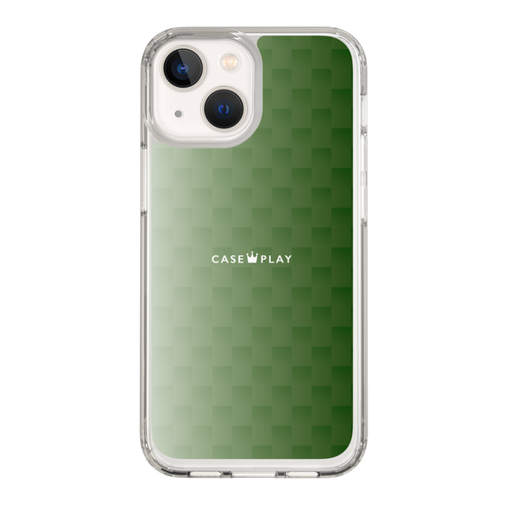 スリムプロテクションケース［ CASEPLAY Check - Green ］