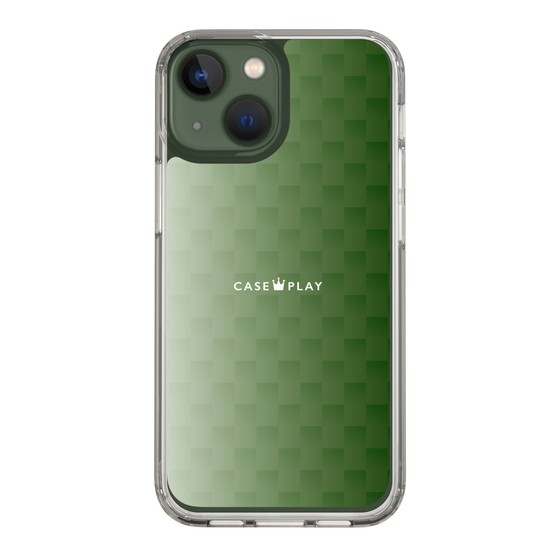 スリムプロテクションケース［ CASEPLAY Check - Green ］