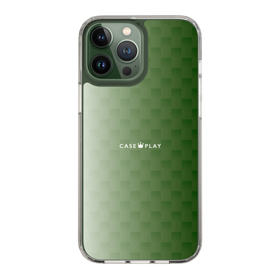 スリムプロテクションケース［ CASEPLAY Check - Green ］