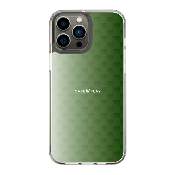 スリムプロテクションケース［ CASEPLAY Check - Green ］