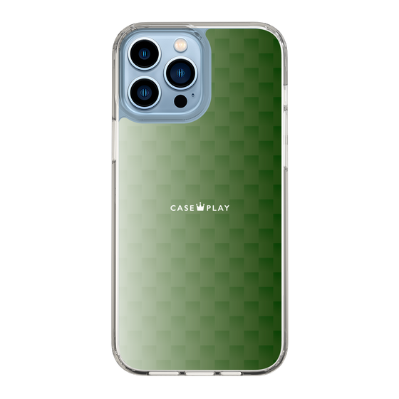 スリムプロテクションケース［ CASEPLAY Check - Green ］