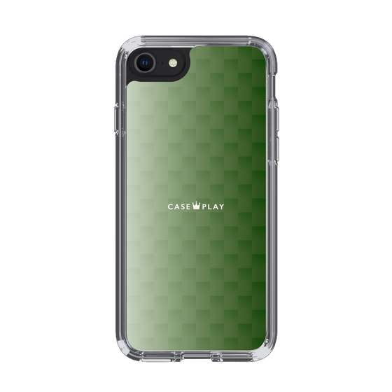 スリムプロテクションケース［ CASEPLAY Check - Green ］