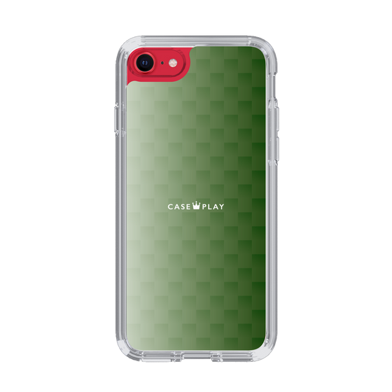 スリムプロテクションケース［ CASEPLAY Check - Green ］