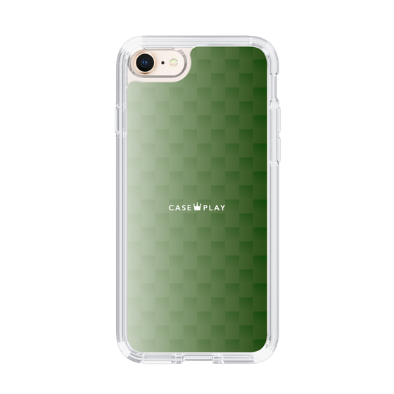 スリムプロテクションケース［ CASEPLAY Check - Green ］