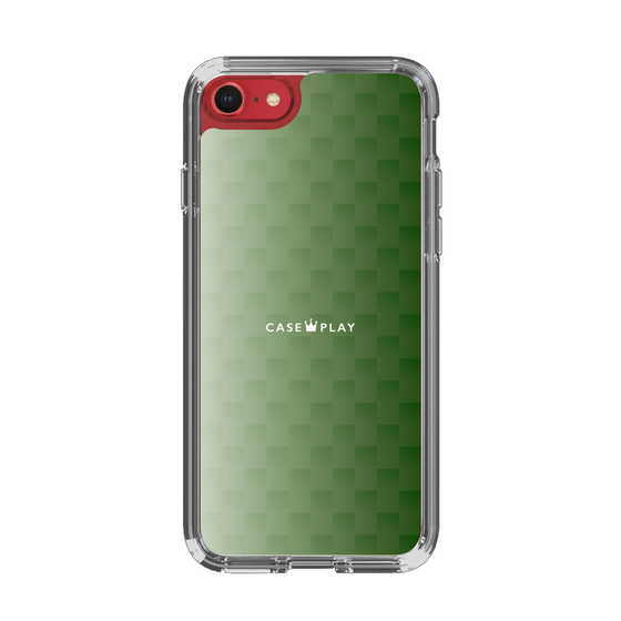 スリムプロテクションケース［ CASEPLAY Check - Green ］