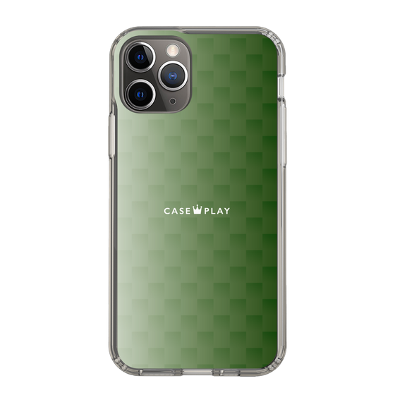 スリムプロテクションケース［ CASEPLAY Check - Green ］