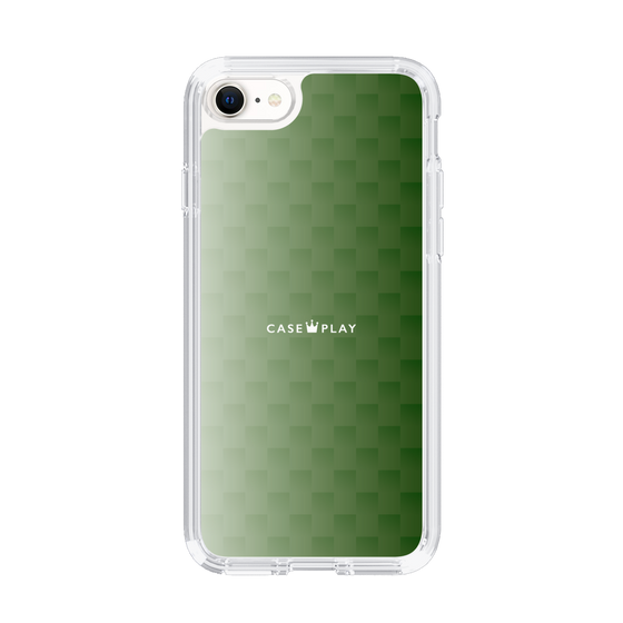 スリムプロテクションケース［ CASEPLAY Check - Green ］