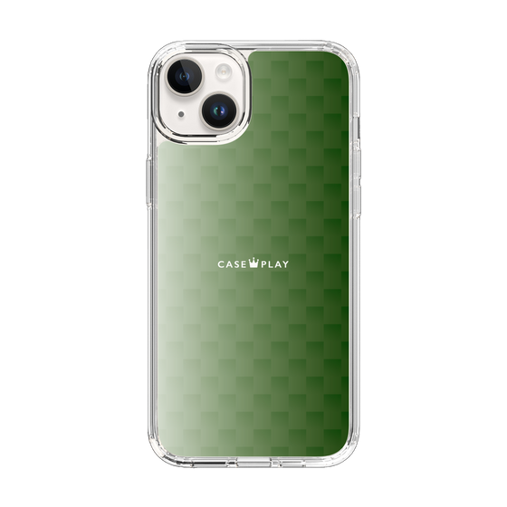 スリムプロテクションケース［ CASEPLAY Check - Green ］