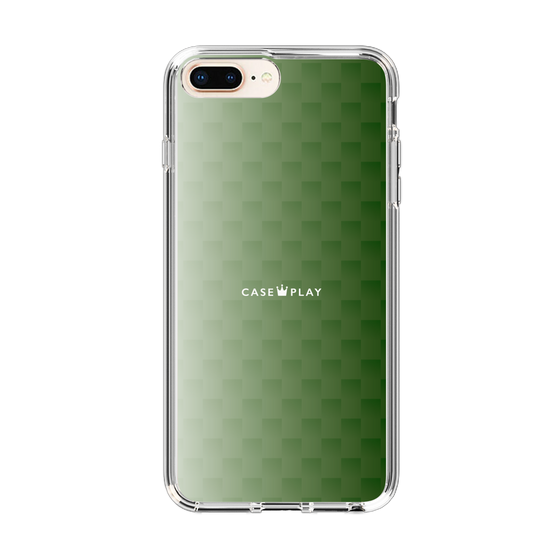 スリムプロテクションケース［ CASEPLAY Check - Green ］