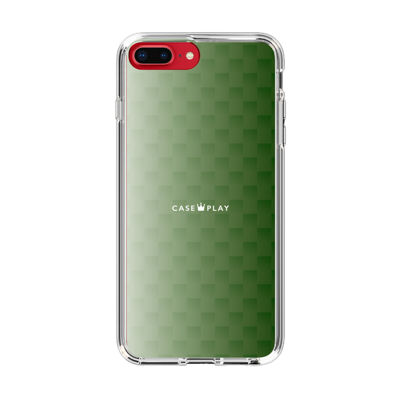 スリムプロテクションケース［ CASEPLAY Check - Green ］