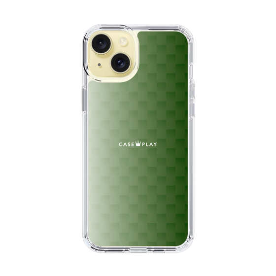 スリムプロテクションケース［ CASEPLAY Check - Green ］