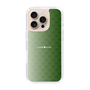 スリムプロテクションケース［ CASEPLAY Check - Green ］