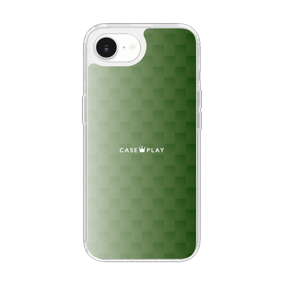 スリムプロテクションケース［ CASEPLAY Check - Green ］