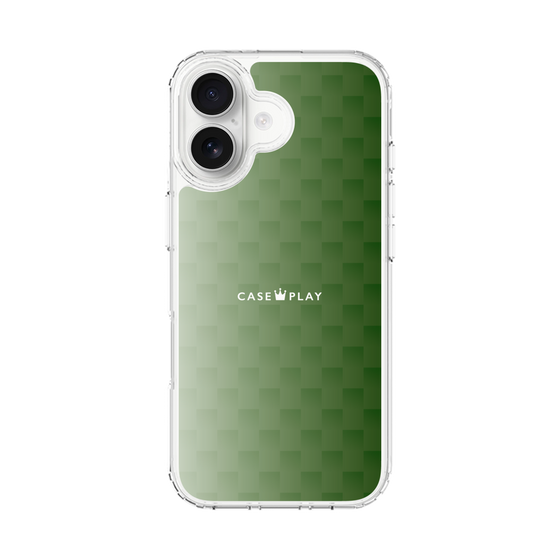 スリムプロテクションケース［ CASEPLAY Check - Green ］