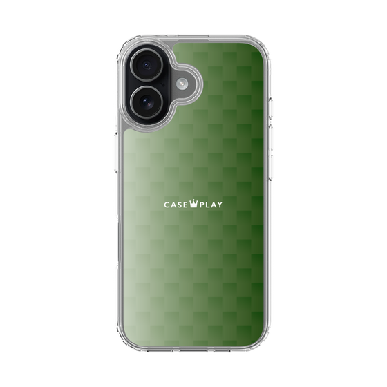 スリムプロテクションケース［ CASEPLAY Check - Green ］