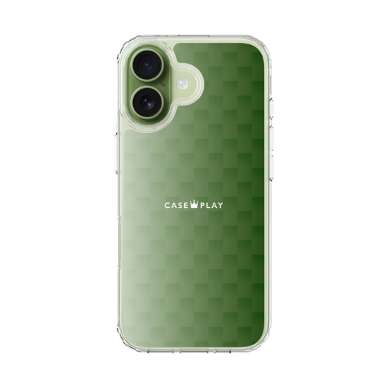 スリムプロテクションケース［ CASEPLAY Check - Green ］