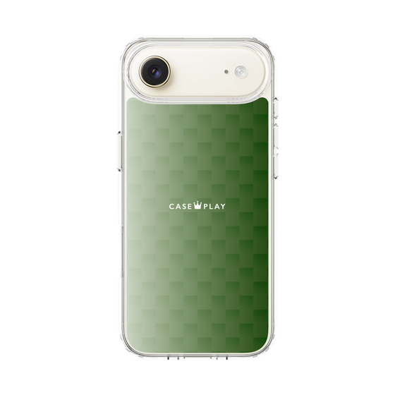 スリムプロテクションケース［ CASEPLAY Check - Green ］