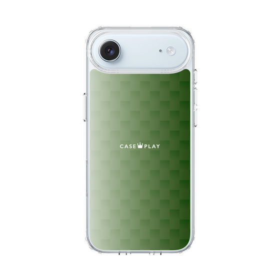 スリムプロテクションケース［ CASEPLAY Check - Green ］
