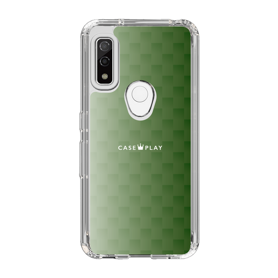 スリムプロテクションケース［ CASEPLAY Check - Green ］